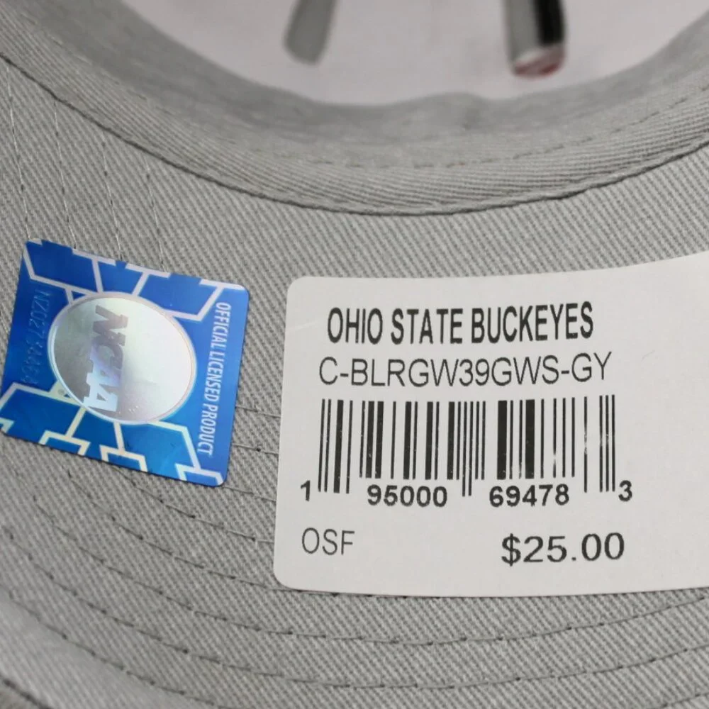 Ohio State Buckeyes '47 CLEAN UP Adjustable Buckle Strap Cap Hat Adult OSFM - Picture 4 of 6